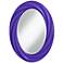 Violet 30" High Oval Twist Wall Mirror