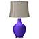 Violet Gray Shade Ovo Table Lamp