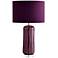 Violetta Purple Ceramic Table Lamp