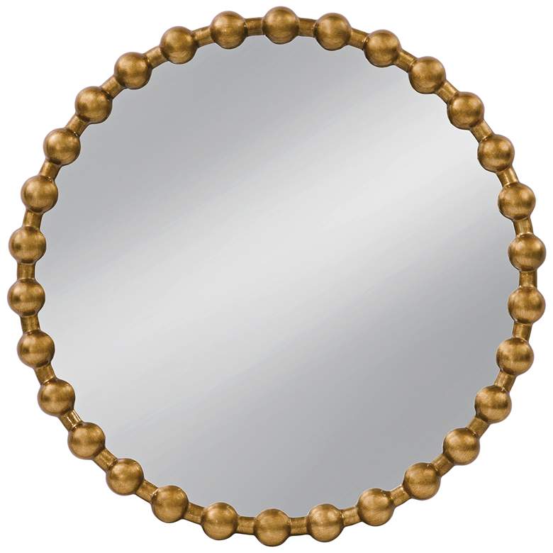 Image 1 Violette 36" x 36" Gold Leaf Wall Mirror