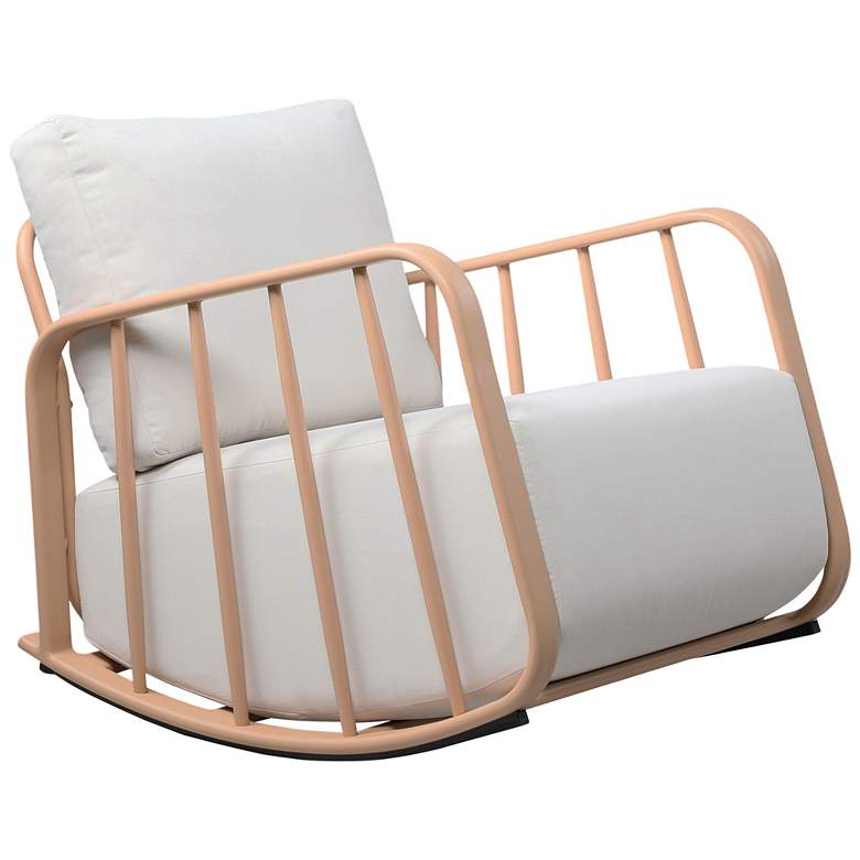 Image 2 Violette Terracotta Outdoor Rocking Chair