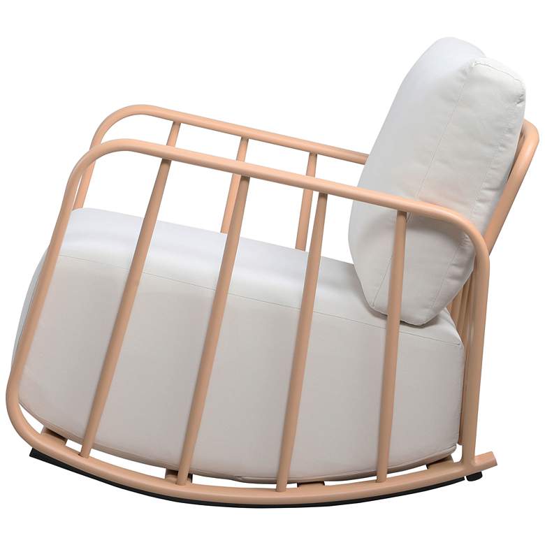 Image 4 Violette Terracotta Outdoor Rocking Chair more views