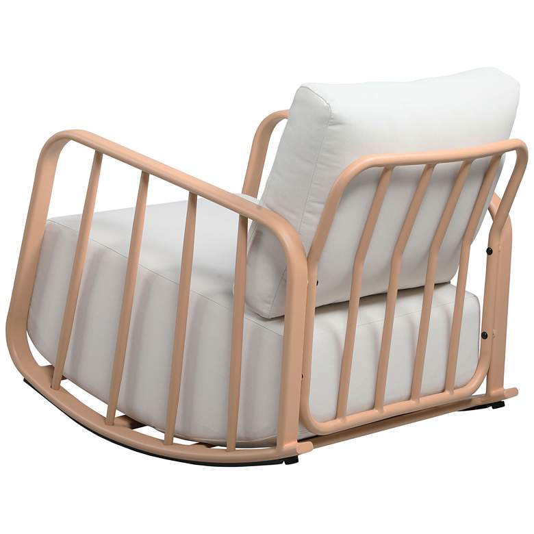 Image 5 Violette Terracotta Outdoor Rocking Chair more views