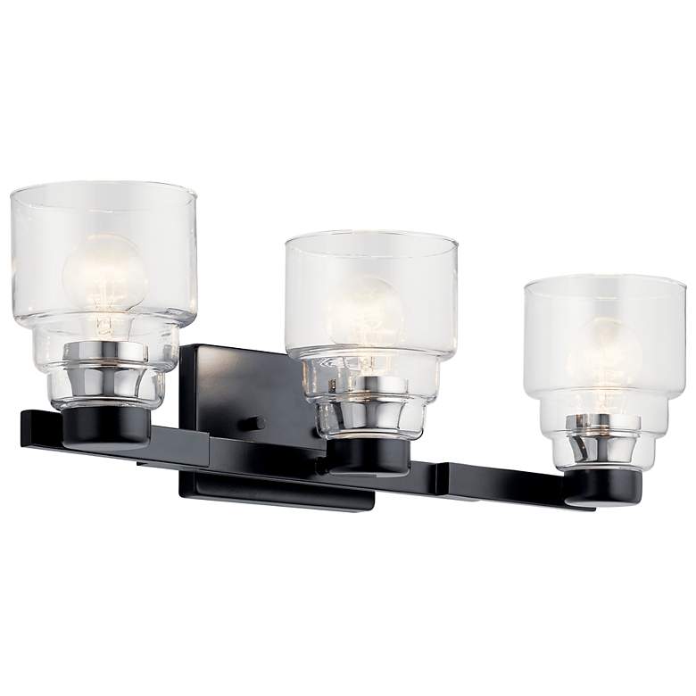 Image 3 Vionnet 24" Vanity Light in Black more views
