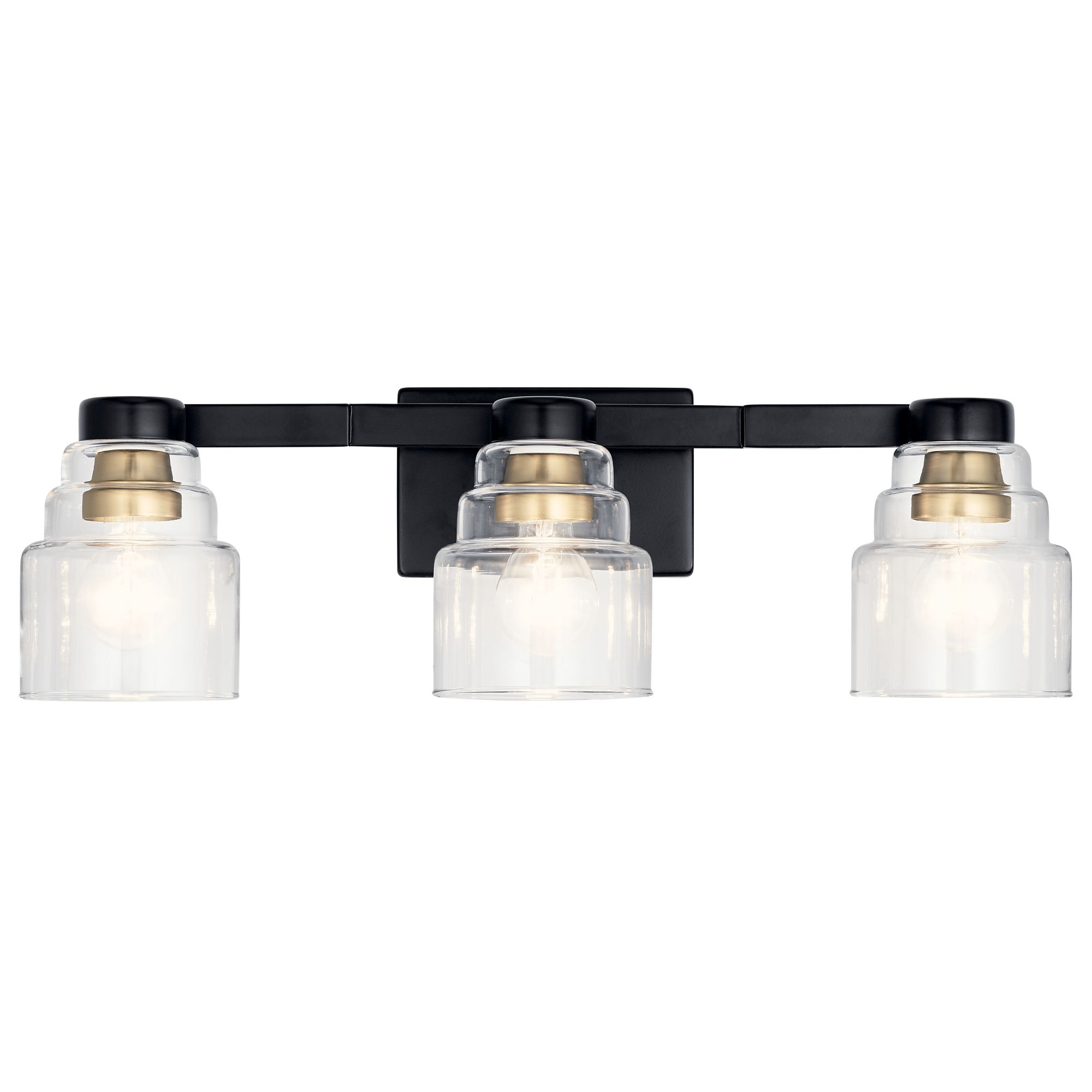 Vionnet 24"  Vanity Light  in Black