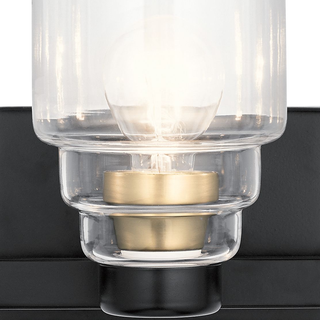 Image 2 Vionnet 24" Vanity Light in Black more views