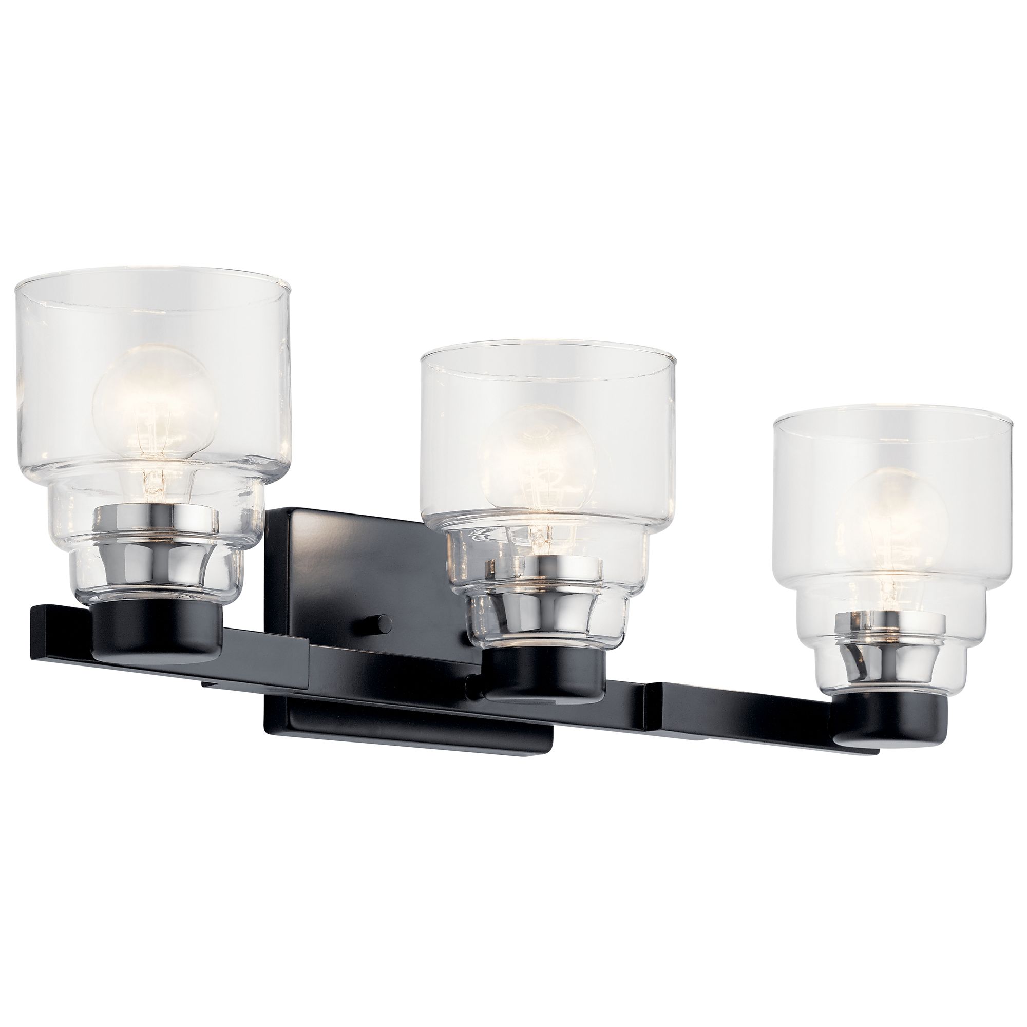 Image 3 Vionnet 24" Vanity Light in Black more views