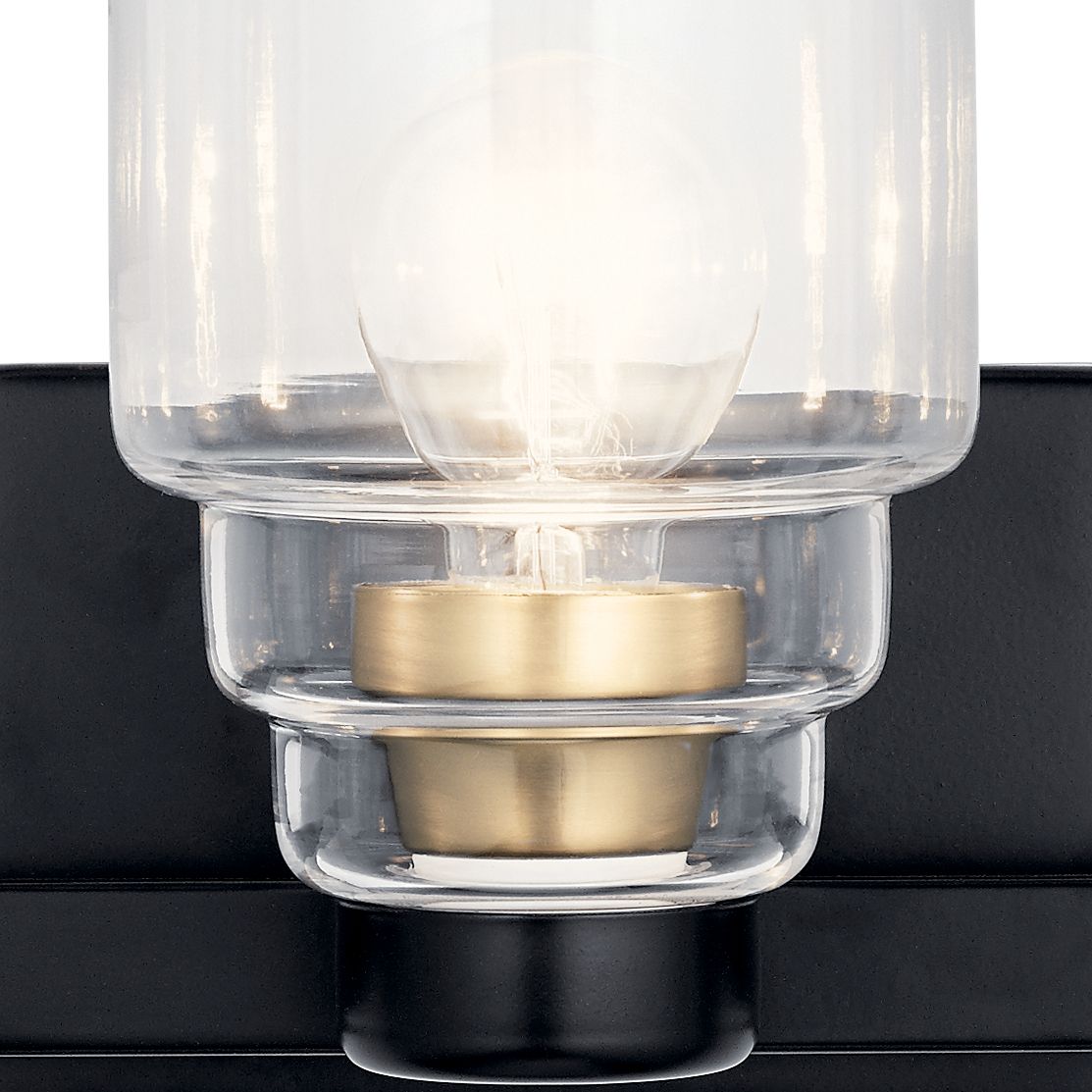 Image 4 Vionnet 24" Vanity Light in Black more views
