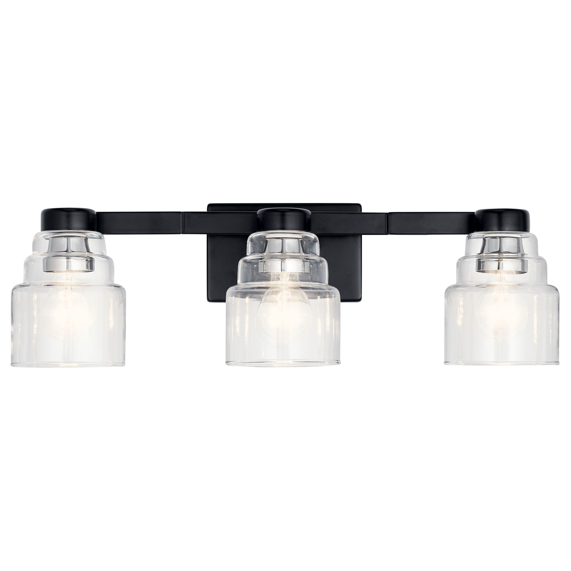 Vionnet 24" Vanity Light in Black