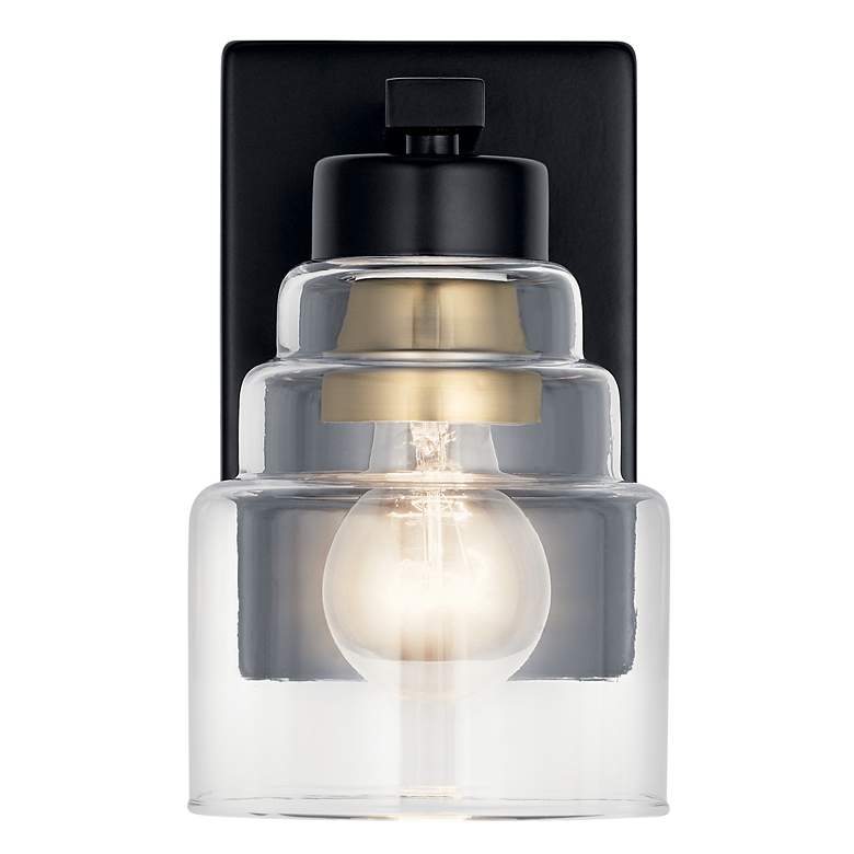 Image 3 Vionnet 8.5" Wall Sconce in Black more views