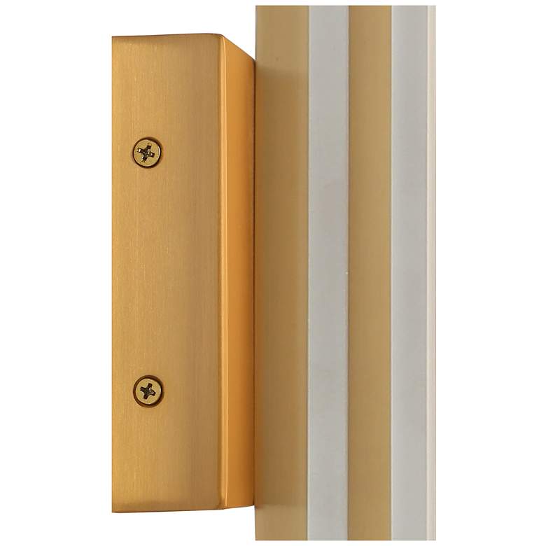 Image 5 Viora 6.3" Wide Gold 1-Light LED Wall Sconce more views