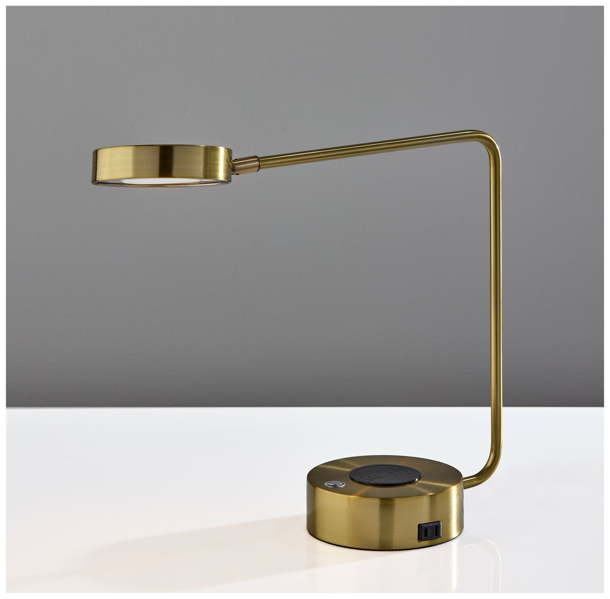 Image 2 Viper Supercharger LED Desk Lamp- Antique Brass more views