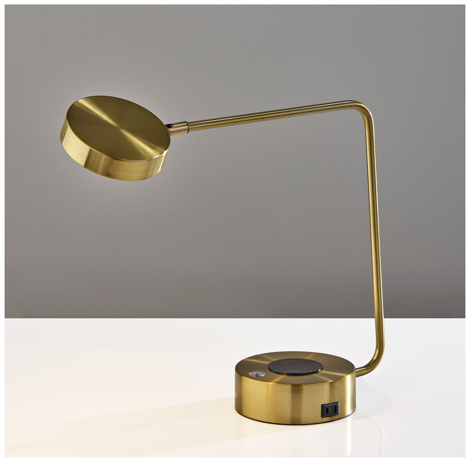 Image 3 Viper Supercharger LED Desk Lamp- Antique Brass more views
