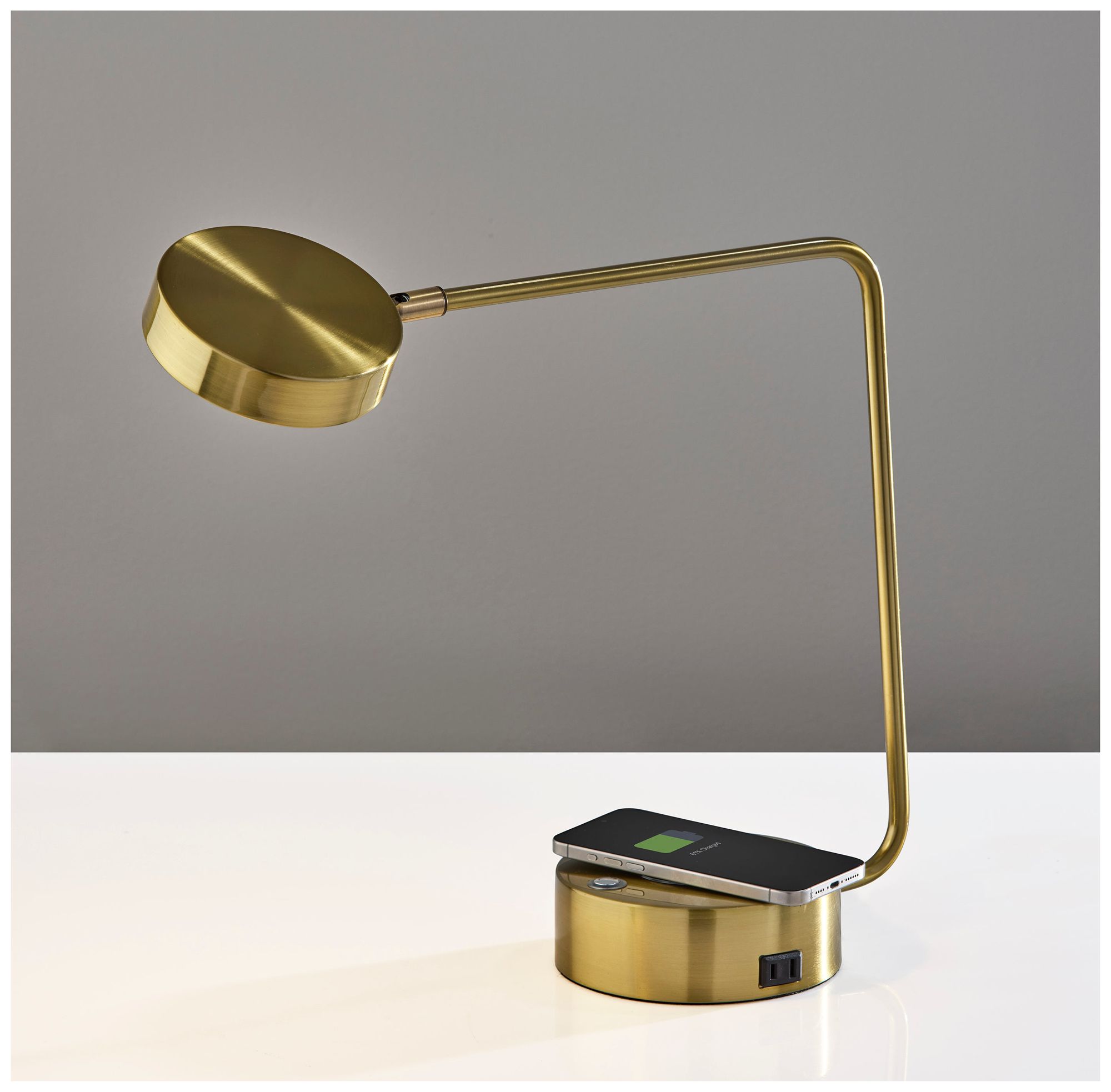 Image 4 Viper Supercharger LED Desk Lamp- Antique Brass more views