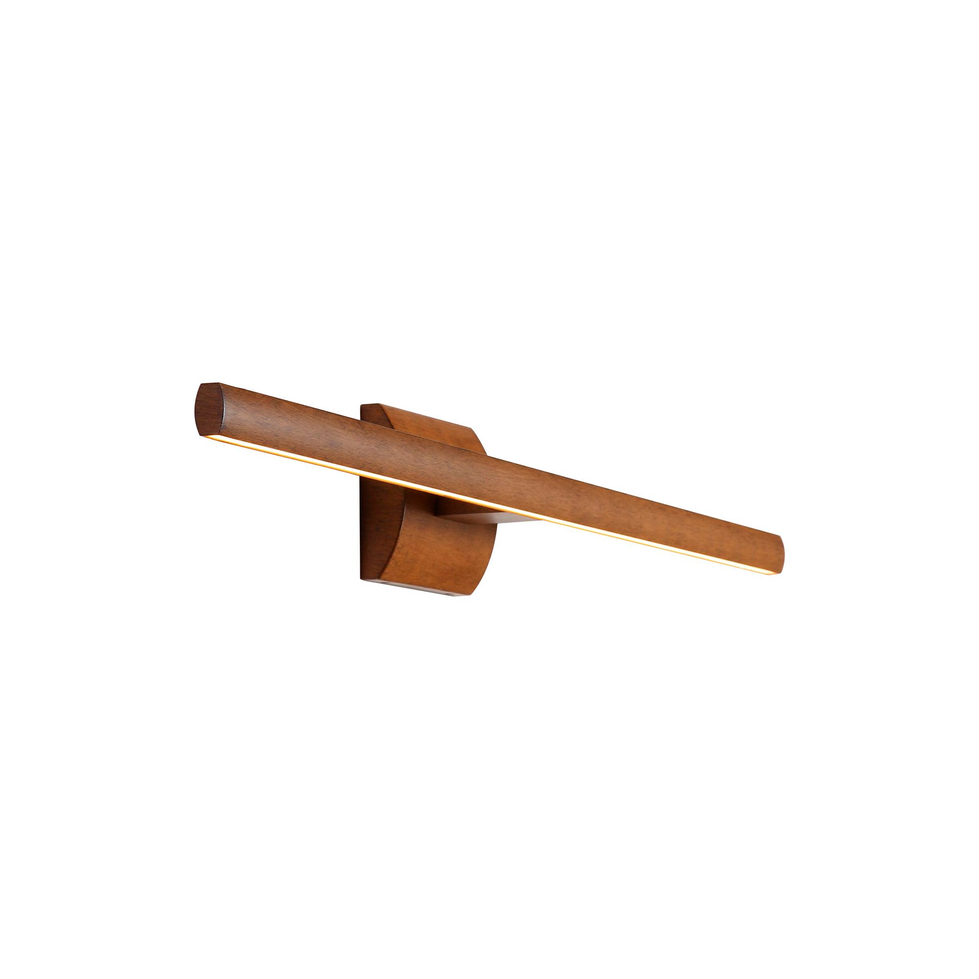 Image 2 Vireo 35 3/4" Wide Walnut LED Bath Light more views
