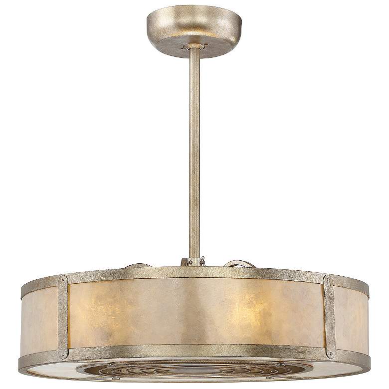 Image 3 Vireo 6-Light Fan D'Lier in Silver Dust