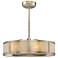 Vireo 6-Light Fan D'Lier in Silver Dust
