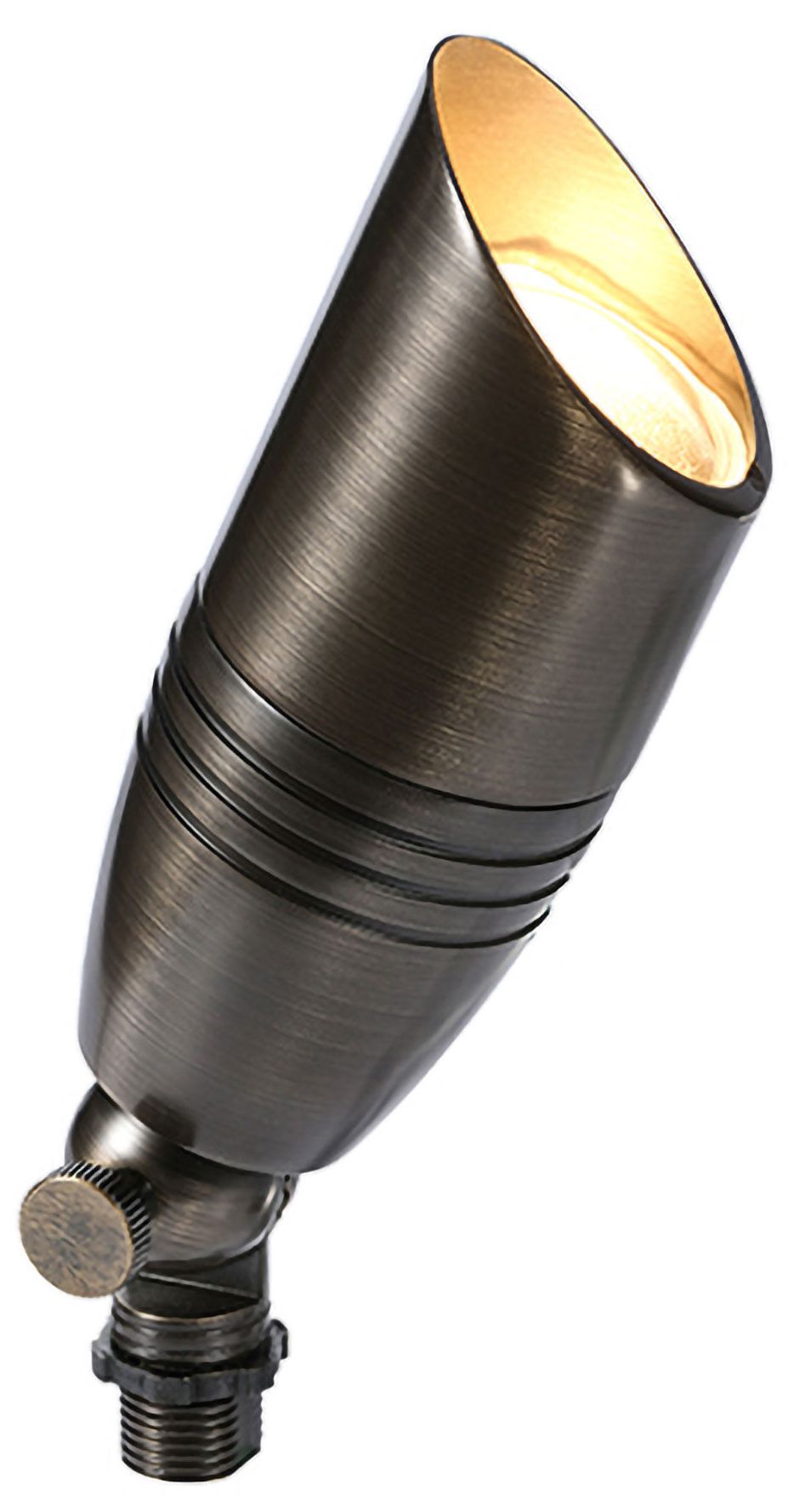 Thumbnail3 of Virex Bronze Cast Brass Landscape Spotlight with Adjustable Head more views