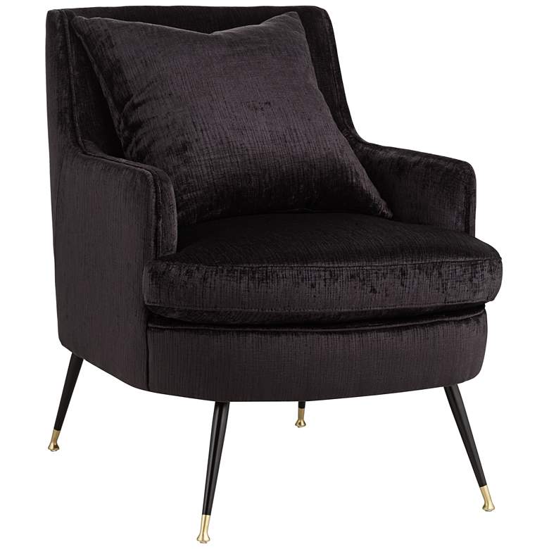 Image 2 Virginia Corduroy Charcoal Accent Chair