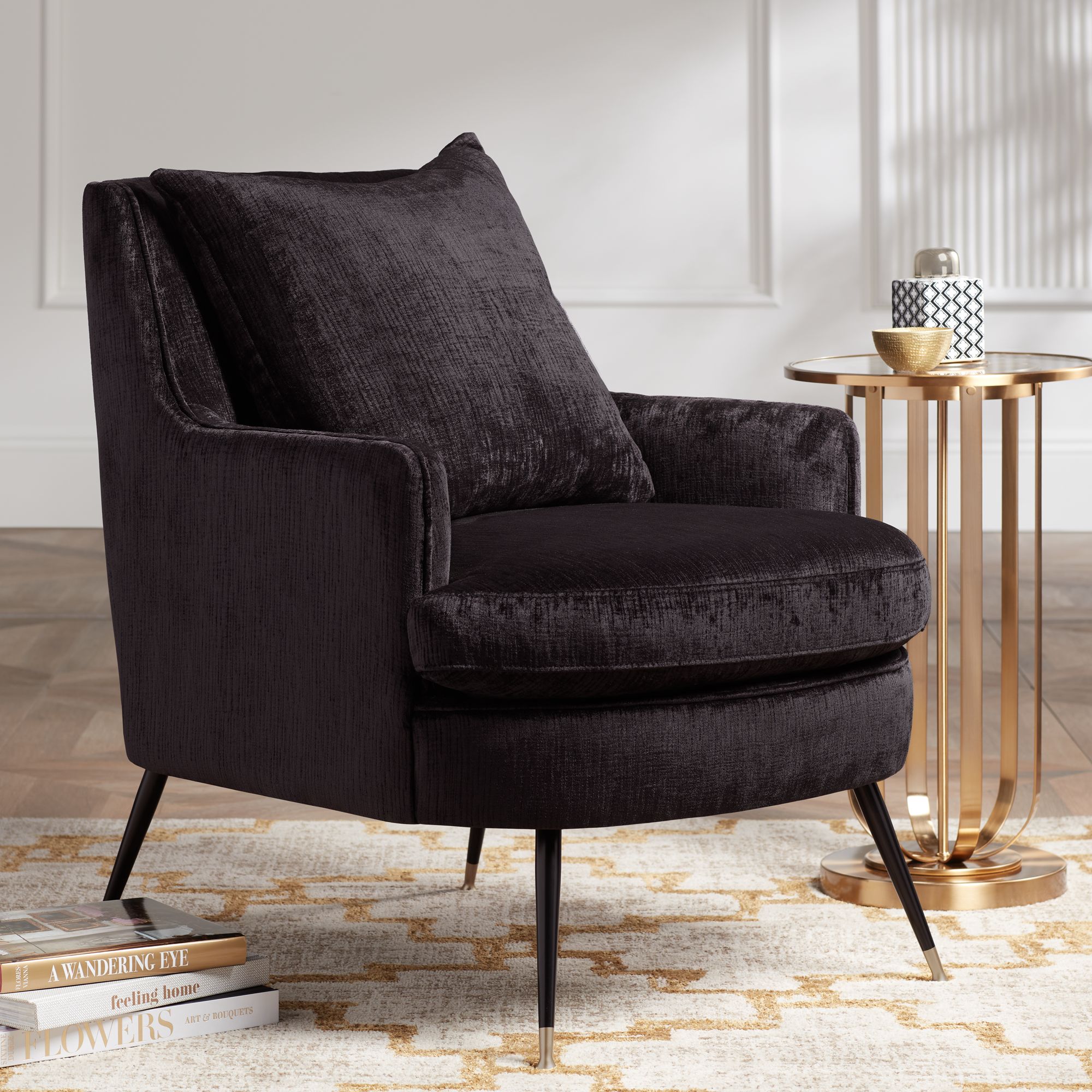 Charcoal discount accent chair