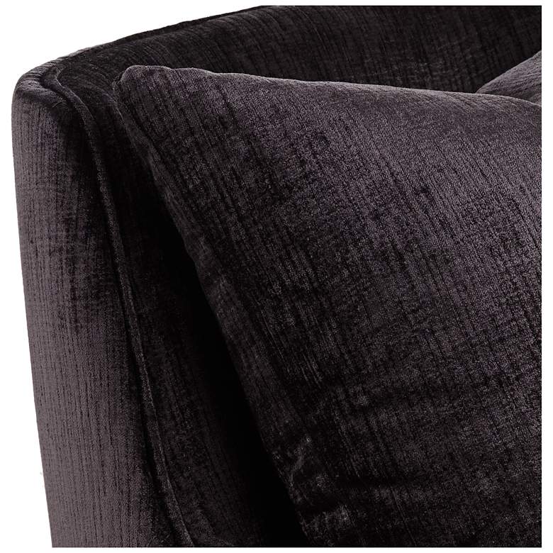 Image 5 Virginia Corduroy Charcoal Accent Chair more views