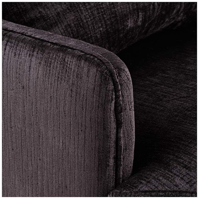 Image 6 Virginia Corduroy Charcoal Accent Chair more views