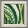 1_Viridian 4 36"W x 36"H Framed Art