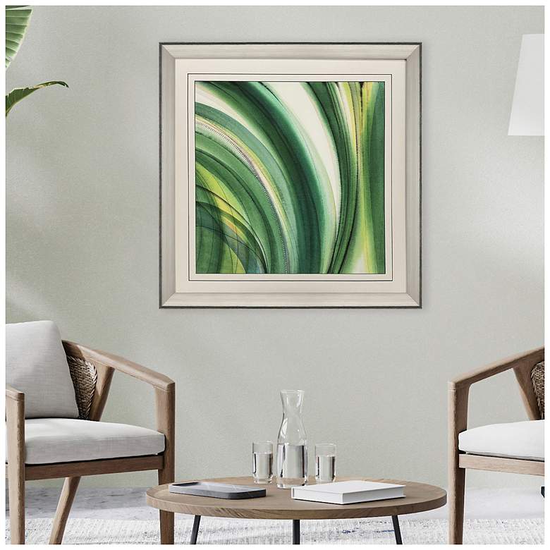 Image 4 Viridian 4 36"W x 36"H Framed Art more views