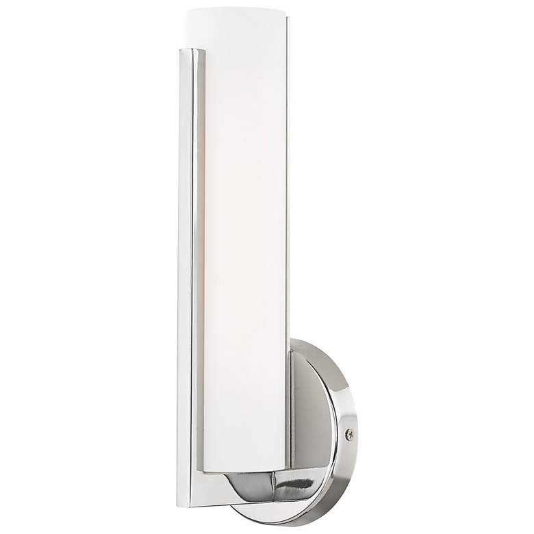 Image 2 Visby 12" High Polished Chrome LED Wall Sconce