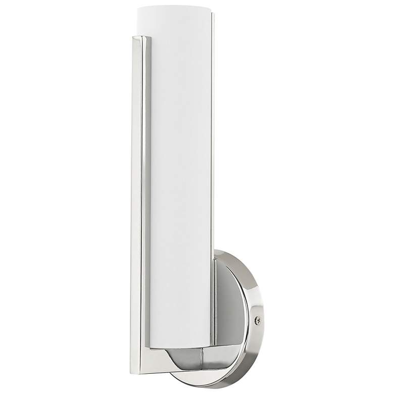 Image 3 Visby 12" High Polished Chrome LED Wall Sconce more views