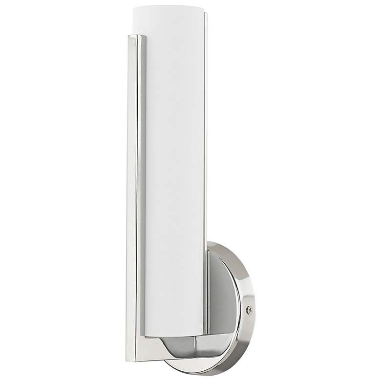 Image 4 Visby 12" High Polished Chrome LED Wall Sconce more views