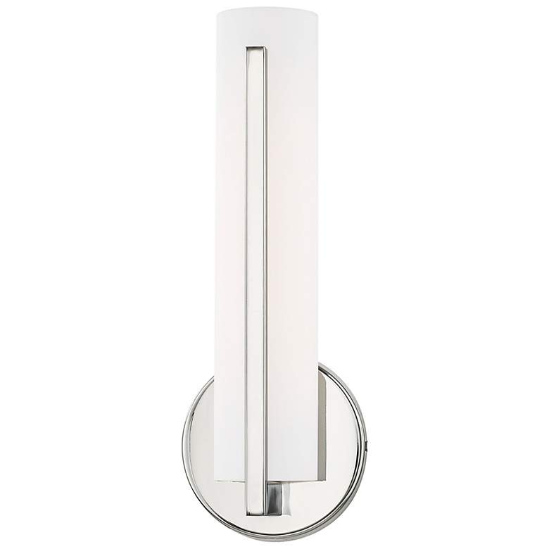 Image 5 Visby 12" High Polished Chrome LED Wall Sconce more views