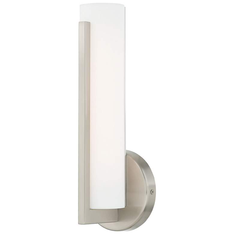 Image 1 Visby LED Brushed Nickel ADA Wall Sconce