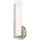 Visby LED Brushed Nickel ADA Wall Sconce