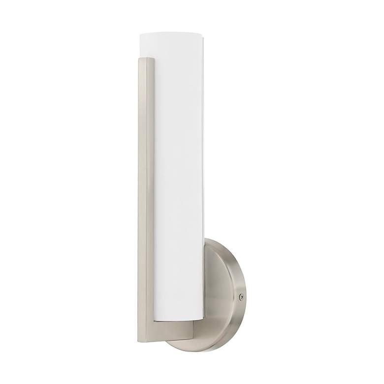 Image 4 Visby LED Brushed Nickel ADA Wall Sconce more views