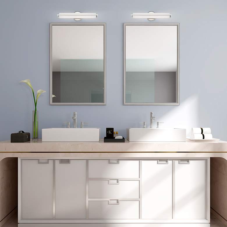 Image 6 Visby LED Polished Chrome ADA Bath Vanity more views
