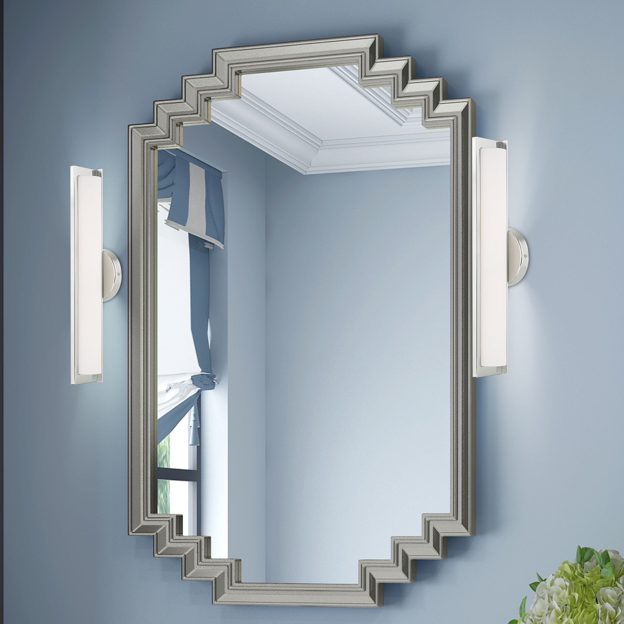 Visby LED Polished Chrome ADA Bath Vanity