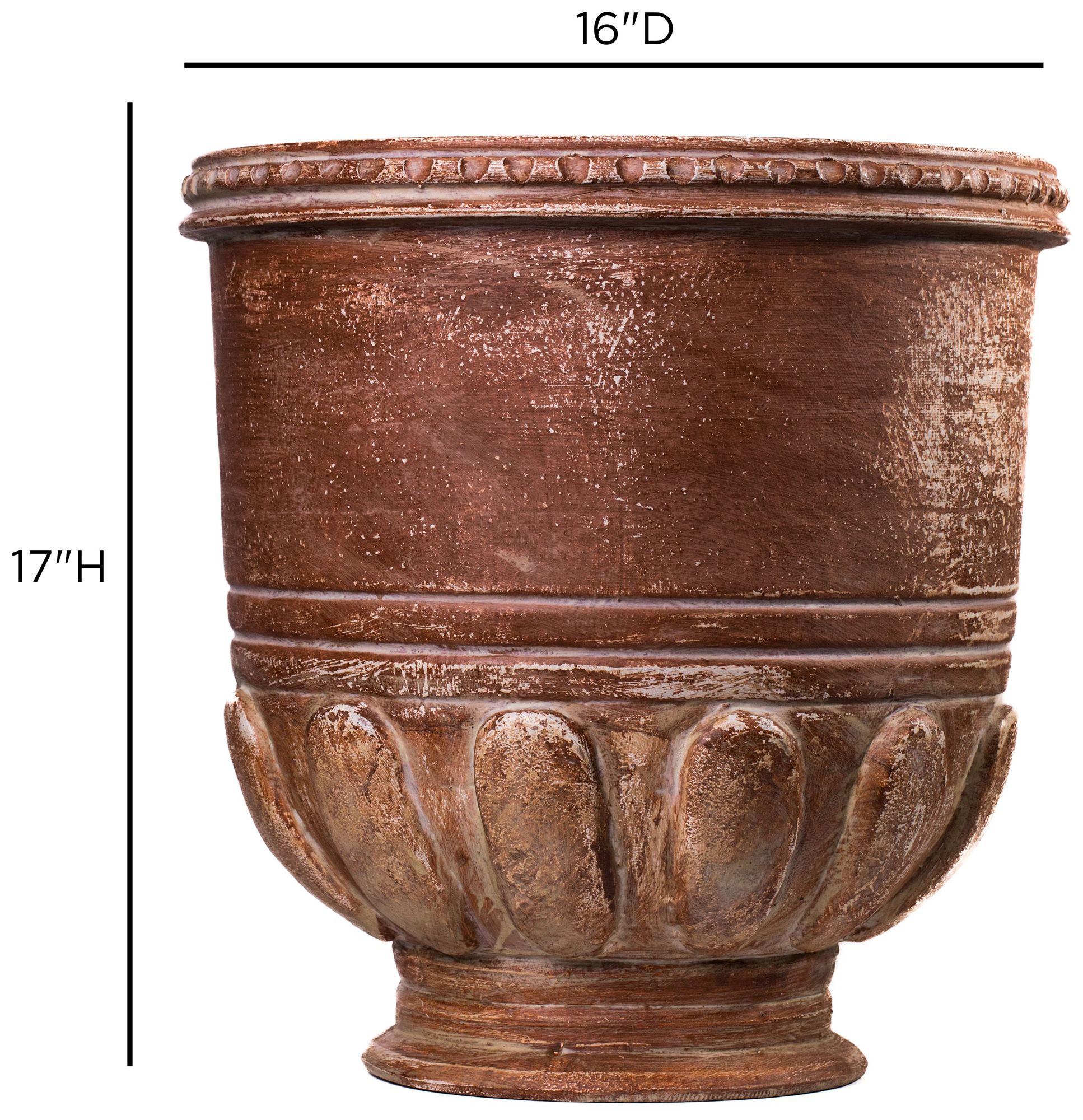 Image 6 Visha Grecian Terracotta Vase more views