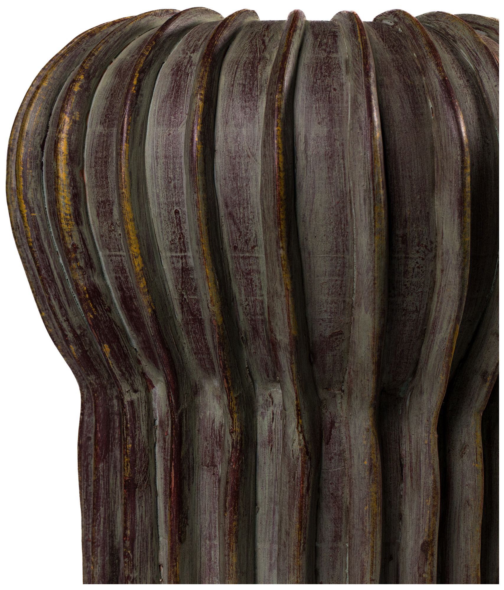 Image 3 Visha Grey Green Terracotta Vase more views