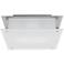 Vision 9 1/2" Wide Brushed Steel Ceiling Light