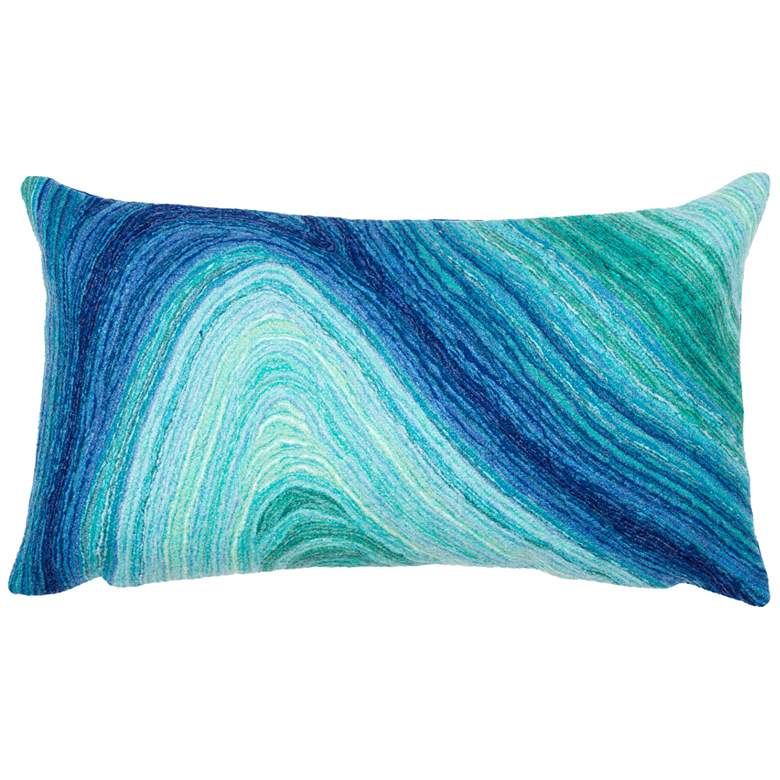 Image 1 Vision III Ripples Gulf 20" x 12" Indoor/Outdoor Pillow