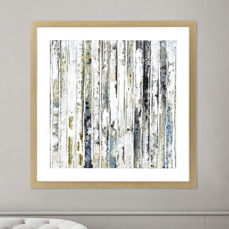 Image 1 Visionaire 2 39" Square Multi-Color Framed Giclee Wall Art