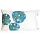 Visions I Sand Dollar Blue 20" x 12" Indoor-Outdoor Pillow