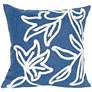 Visions I Windsor Blue 20" Square Indoor-Outdoor Pillow