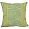 Visions II Celtic Stripe Sage 20" Square Throw Pillow