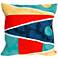 Visions II Flags Multi-Color 20" Indoor-Outdoor Pillow