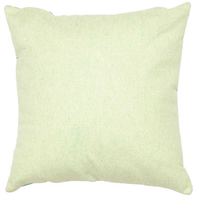 Image 3 Visions II Puddle Dot Spa 20" Square Indoor-Outdoor Pillow more views