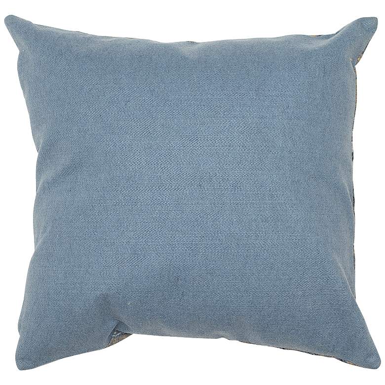 Image 3 Visions III Bambara Indigo 20" Square Indoor-Outdoor Pillow more views