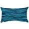 Visions III Broken Stripe Pillow Blue
