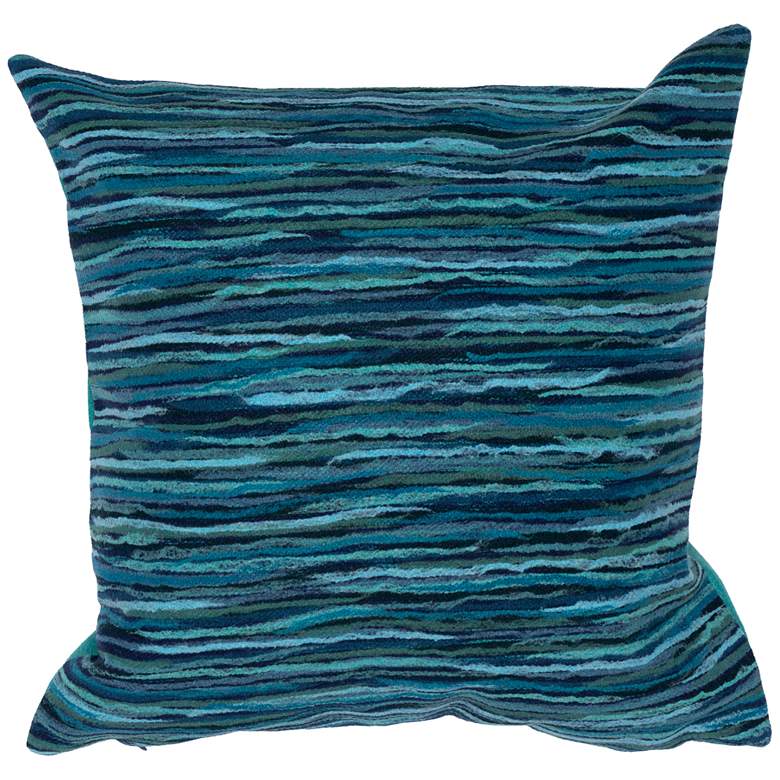 Image 1 Visions III Broken Stripe Pillow Blue